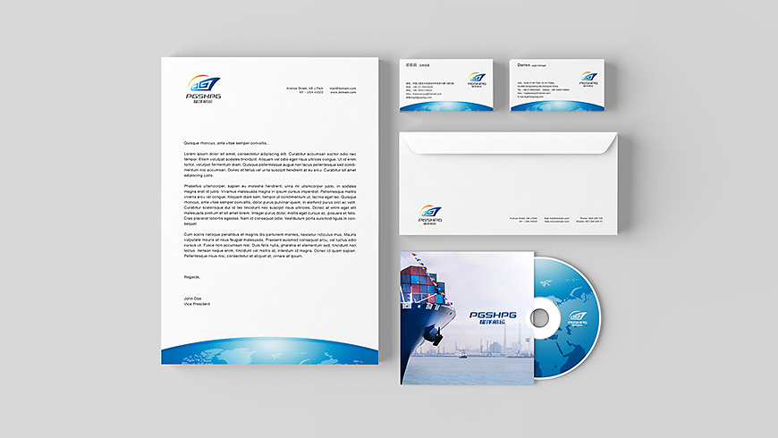 黃遠(yuǎn)海符號創(chuàng)意 耀洋航運Logo與VI設(shè)計與集成電路設(shè)計的巧妙融合